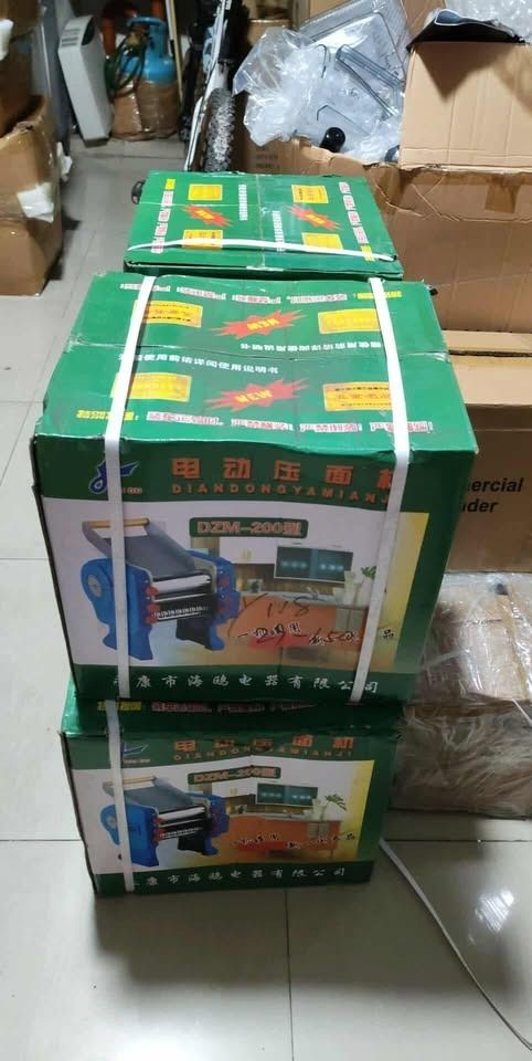 Electric Noodle Maker DZM 200 (Category: Other Kitchen Appliances) located in Taguig. Submitted by minimaliscent (Listing ID 1438319402, Image 3). Description: - Electric noodle maker, model DZM-200 Product Details : Heavy Duty Electric Noodle Cutter Dough Roller DZM-200 PRICE : 5799 Lifetime service/labor warranty, parts NOT included. Dito sa amin gagawin ang unit, hindi kami nag oonsite service. Kahit 10 years na po ang units sa inyo if ever ma
