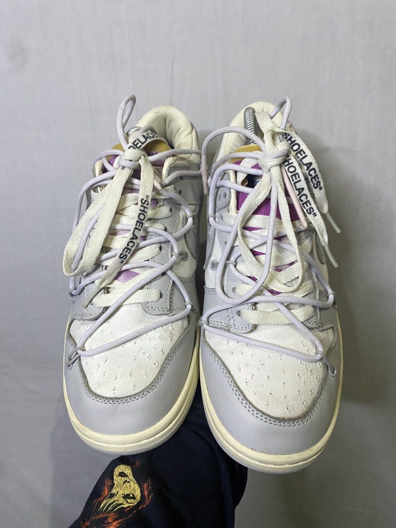 Nike x Off-White Dunk Low "Lot 3" (Category: Sneakers) located in Butuan. Submitted by bro_goodies101 (Listing ID 1438491557, Image 2). Description: EUR 43 / U.S 9.5 / UK 8.5.