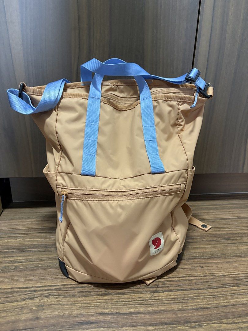 Fjallraven High Coast Totepack (Category: Backpacks) located in Makati City. Submitted by trufflecat (Listing ID 1438406215, Image 1). Description: Light, water-resistant bag in recycled nylon for everyday life and travelling. Produced without PFCs, made for a lifetime of use. - Handles and two different shoulder straps for flexible use. -100% recycled nylon main fabric, lining and Bergshell-reinforced base. -Valuables pocket inside and a pocket 