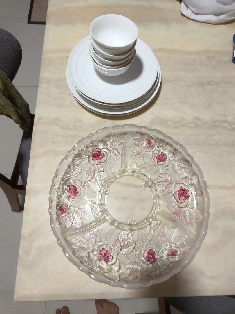 Floral Serving Dish Set456803944131481600