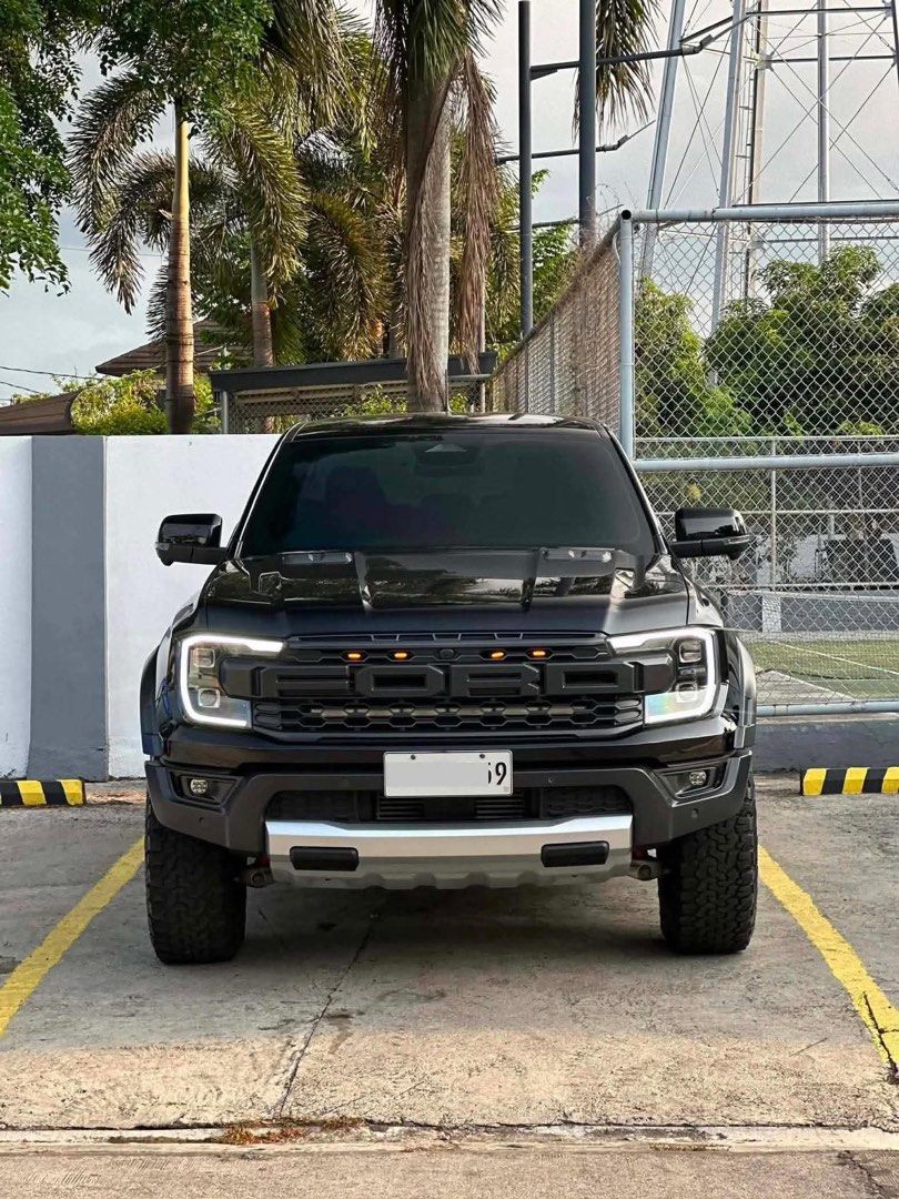 Ford Ranger Raptor 4x4 Auto (Category: Used Cars) located in Manila. Submitted by quality_cars (Listing ID 1438480399, Image 1). Description: ‼️For sale / Trade in / Financing OK‼️ 2024 Ford Ranger Raptor 4x4 A/T - 2.0L inline 4 Bi-Turbo Diesel - 210 HP 500 Nm of torque - 10 speed automatic transmission - Full time 4 wheel drive - Fox 2.5 live valve internal bypass shock absorbers - Front and rear locking differential - Terrain Management System 