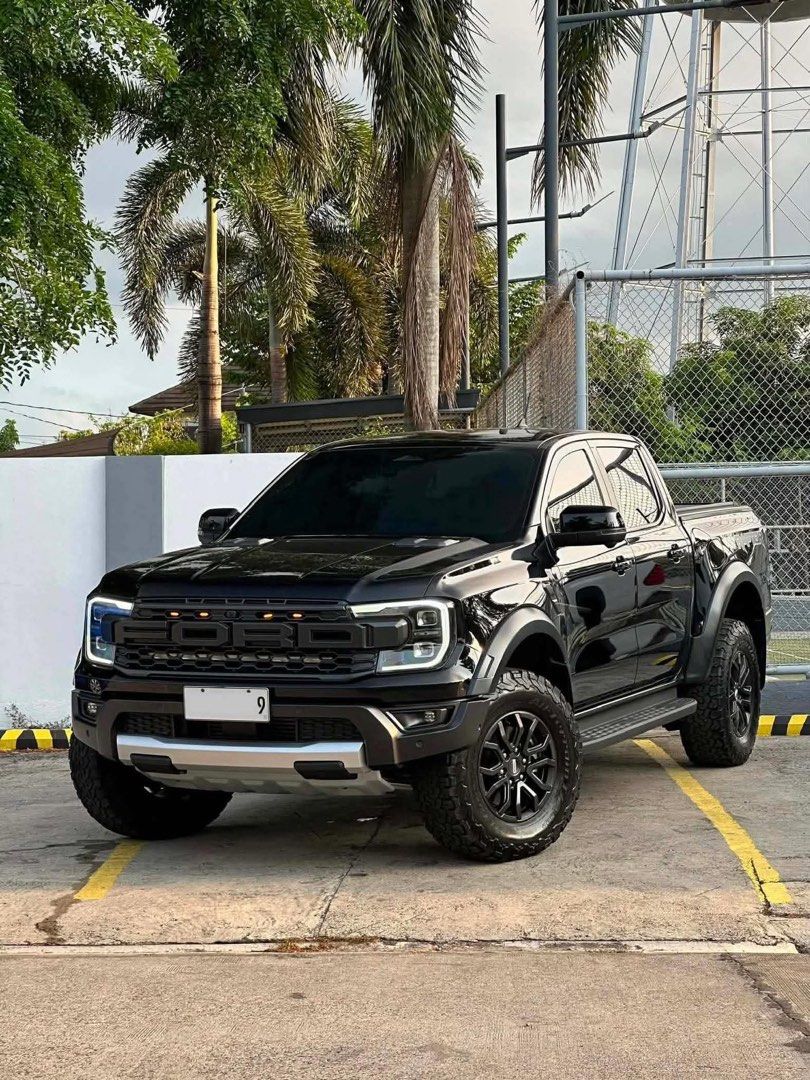 Ford Ranger Raptor 4x4 Auto (Category: Used Cars) located in Manila. Submitted by quality_cars (Listing ID 1438480399, Image 3). Description: ‼️For sale / Trade in / Financing OK‼️ 2024 Ford Ranger Raptor 4x4 A/T - 2.0L inline 4 Bi-Turbo Diesel - 210 HP 500 Nm of torque - 10 speed automatic transmission - Full time 4 wheel drive - Fox 2.5 live valve internal bypass shock absorbers - Front and rear locking differential - Terrain Management System 