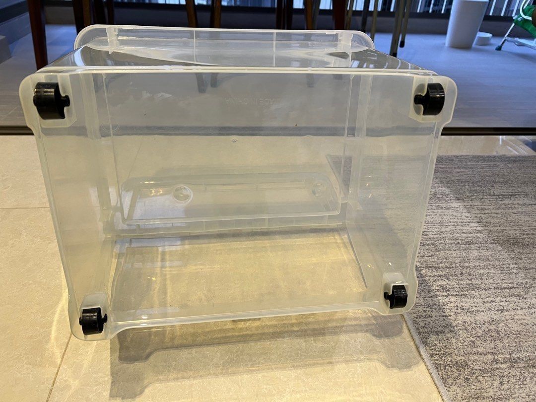 Front Open Stack-able Container Box Transparent456563236065792003
