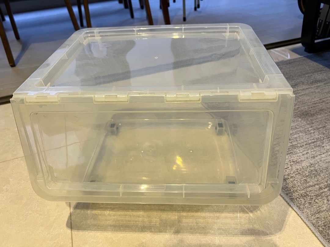 Front Open Stack-able Container Box Transparent456563236065792000