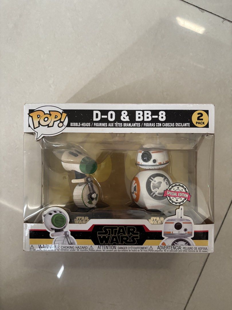 Funko Pop! D-O & BB-8 2-Pack (Category: Designer & Blind Box Toys) located in Manila. Submitted by pandesal1021 (Listing ID 1438441356, Image 1). Description: RFS: Migrate to Canada 📍Makati.