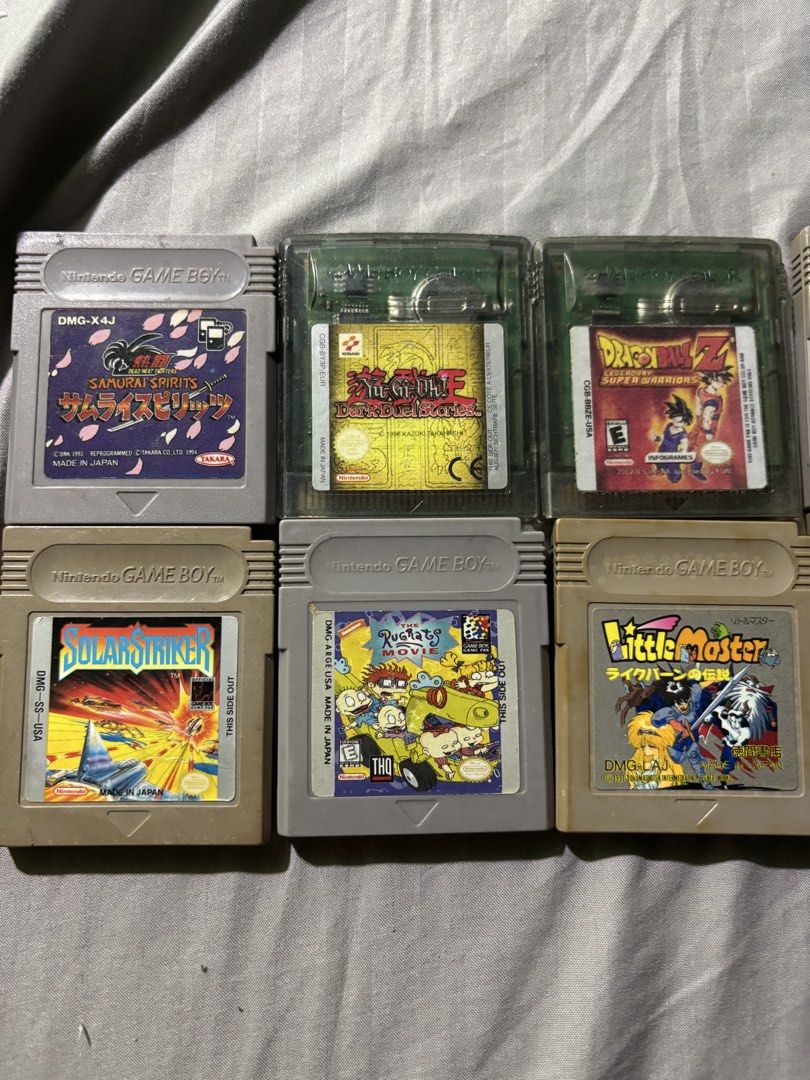 Gameboy / gameboy color games take all 2k (Category: Nintendo) located in Mandaluyong City. Submitted by pukopuko1174220 (Listing ID 1438500268, Image 2). Description: Lahat authentic and gumagana. Pass sa barat, lalamove only shipping shoulder ni buyer.