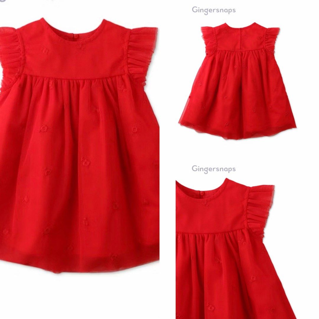 Gingersnaps Embroidered Tulle Dress (Category: Babies & Kids Fashion) located in Lopez Jaena. Submitted by cisbuu (Listing ID 1438487602, Image 1). Description: Gingersnaps Embroidered Tulle Dress 6 months on tag 69-74cm size. Orig price ₱1,499.