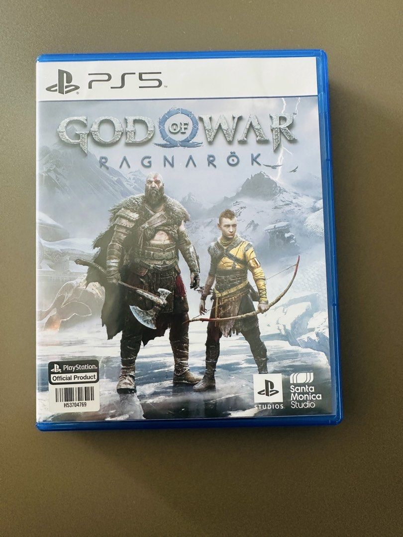 God of War Ragnarok (Category: PlayStation) located in Davao. Submitted by rayneebel (Listing ID 1438314916, Image 1). Description: This was bought this May 2026 and my god son didn't like it so this is still brandnew...