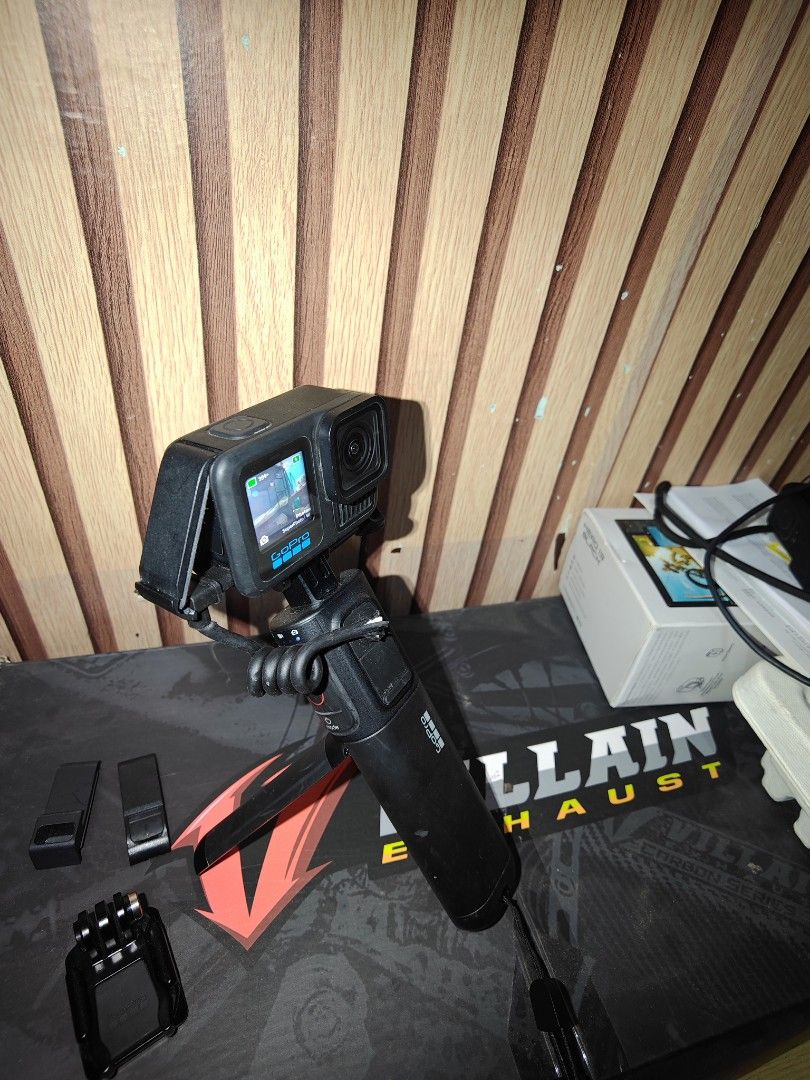 GoPro HERO 13 Black with Accessories (Category: Cameras) located in Caloocan City. Submitted by gentlefish-a694 (Listing ID 1438333369, Image 3). Description: - GoPro HERO 13 Black action camera -includes go pro volta with minor issue but still working..nasa picture - Includes original box - Camera in good working condition - Perfect for capturing your adventures!.