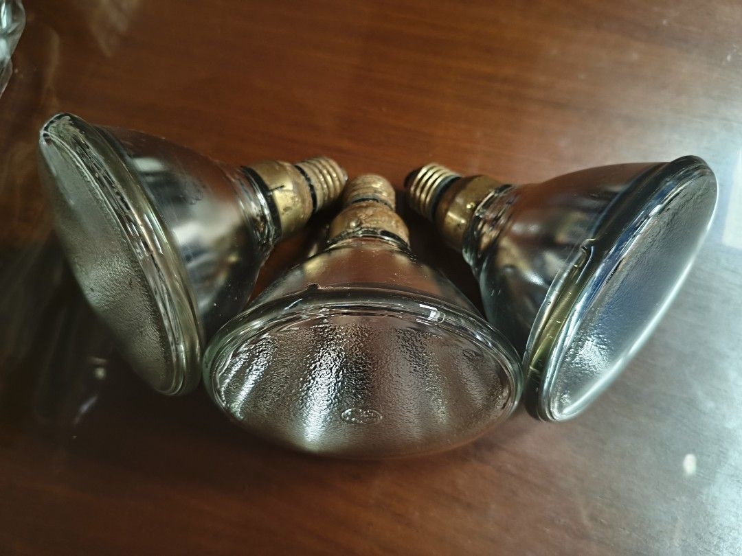 Halogen Lightbulb (Category: Lighting) located in Quezon City. Submitted by j.c.declutter (Listing ID 1438316691, Image 2). Description: - Reflector light bulbs - Clear glass front - Silvered back - Standard screw base - Suitable for various lighting applications.