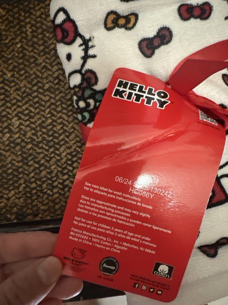 Hello kitty hand towels456465990403368962