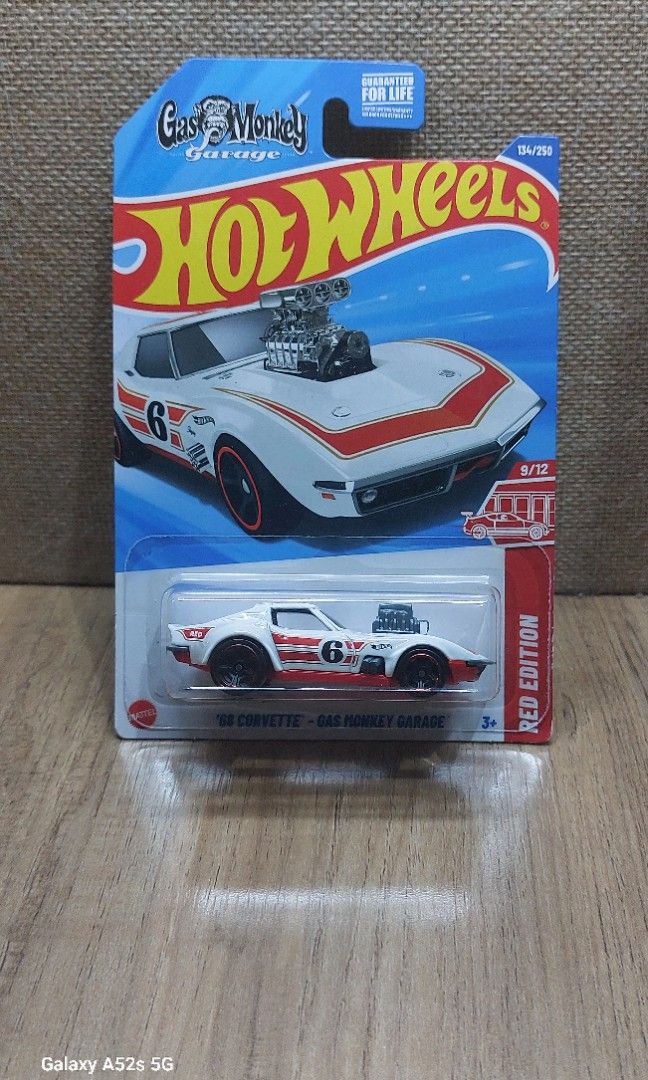 Hot Wheels '68 Corvette - Gas Monkey Garage Red (Category: Vehicle & Diecast Models) located in Manila. Submitted by orbiting_collections (Listing ID 1438462039, Image 1). Description: Brand New/ Unopened Good deal |Rare Find | comes with a protector Bought at Target US Location: Sta. Cruz, Manila Collect only at my place; Buyer to arrange collection.