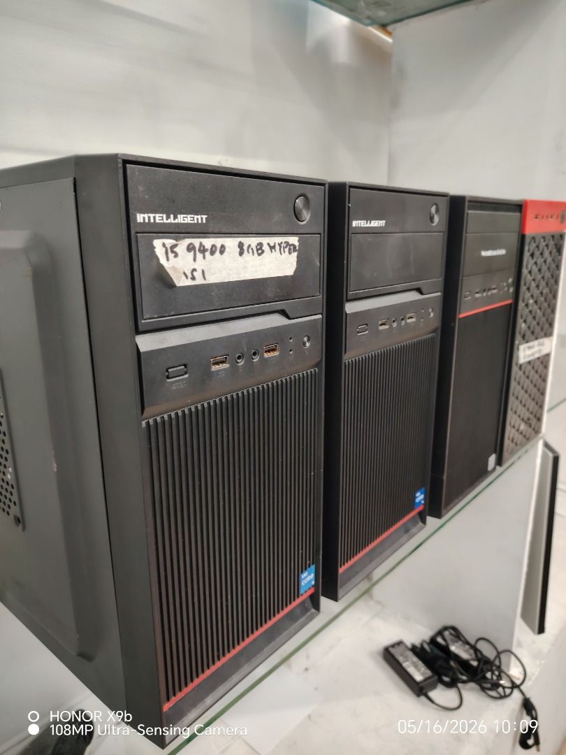 Intel i5 9th Gen Desktop PC (Category: Desktops) located in Caloocan City. Submitted by pherxtotz (Listing ID 1438315029, Image 3). Description: 📢i5-9th Gen Deskop PC w/ 8gb ram 256gb SSD - 9k CPU ONLY add 2.5k w/ Brandnew 19" LED Monitor & A4Tech K&M. Were located at: 3rd Floor Gilmore IT Center Hong-Red Tech Store (Metrospeed) 10:00 am to 6:00 pm (daily) Daniel 0994-643-5040.
