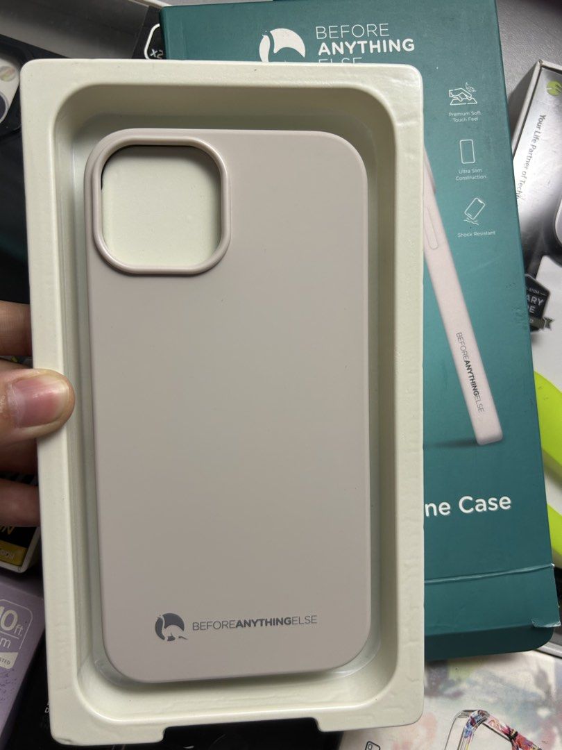 Iphone 13/14 basemodel beforeanythingelse phone case original powermac with tag (Category: Cases & Sleeves) located in Paranaque City. Submitted by fielasanik-anik (Listing ID 1438477540, Image 2). Description: Hello! Currently selling 100% original POWERMAC pullout IPHONE cases. All items are legit and may price tag pa from powermac ₱300 Mod: gcash,maya,gotyme,bpi Delivery: lalamove, grab, angkaspadala, j&t (u can choose if from baclaran or mani