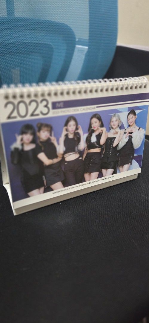 IVE 2023 Calendar (Category: Magazines) located in Manila. Submitted by daddyhunt99 (Listing ID 1438350846, Image 2). Description: - IVE 2023 Calendar - Features photos of all IVE members - Spiral-bound - Ideal for IVE fans.