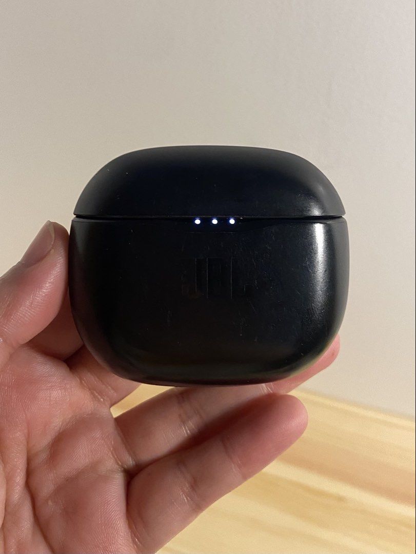 [Authentic] JBL Tune 120TWS Wireless Earbuds (Category: Earphones) located in Mandaluyong City. Submitted by phoemela.things (Listing ID 1438425927, Image 2). Description: Gifted 2 years ago. Rarely used since I mainly use AirPods. New ones cost almost 3k MOP: Gcash, BPI SF not included in price..