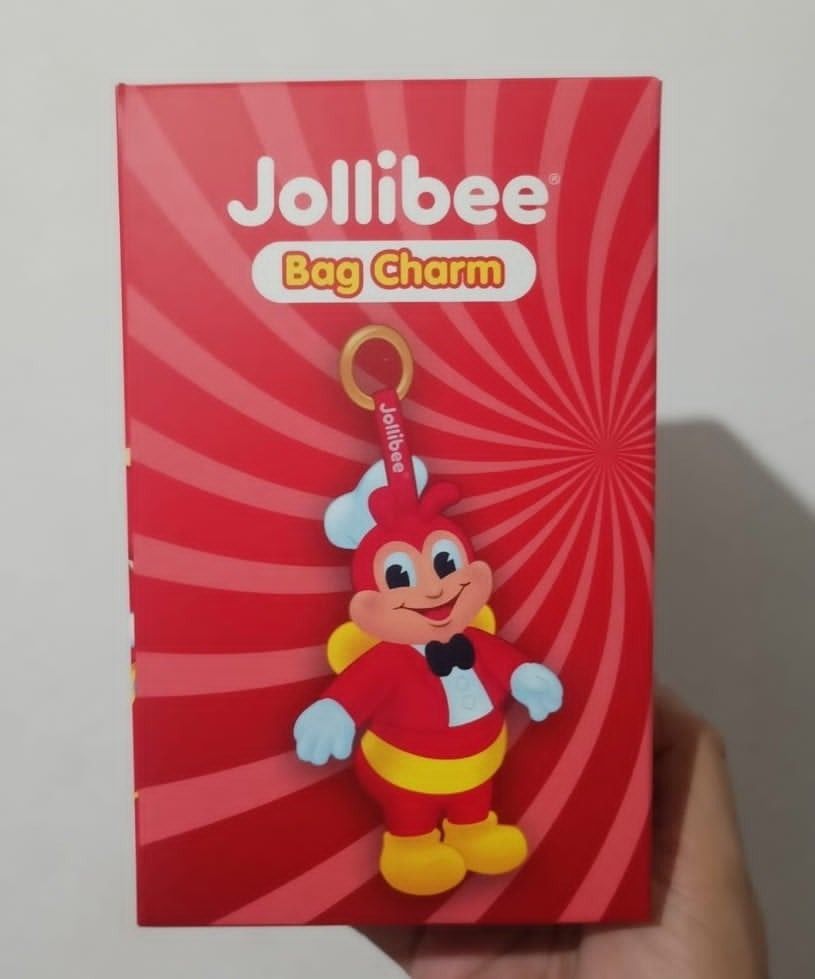 Jollibee Bag Charm Jollibee (Category: Toys & Games) located in Cebu City. Submitted by comicare (Listing ID 1438433792, Image 1). Description: Please take time to READ: Jollibee Bag Charm ₱699.00 📌 photo of actual item posted 📌 good as new 📌 fixed price 📌 payment 1st before shipping 📌 location is in Cebu City 📌 pm for more info ⛔ NO to picture of item with my name ⛔ NO to UNRESPONSIVE BUYERS ⛔ PASS muna sa mga MATAGAL MAG BAYAD ⛔ PASS sa m