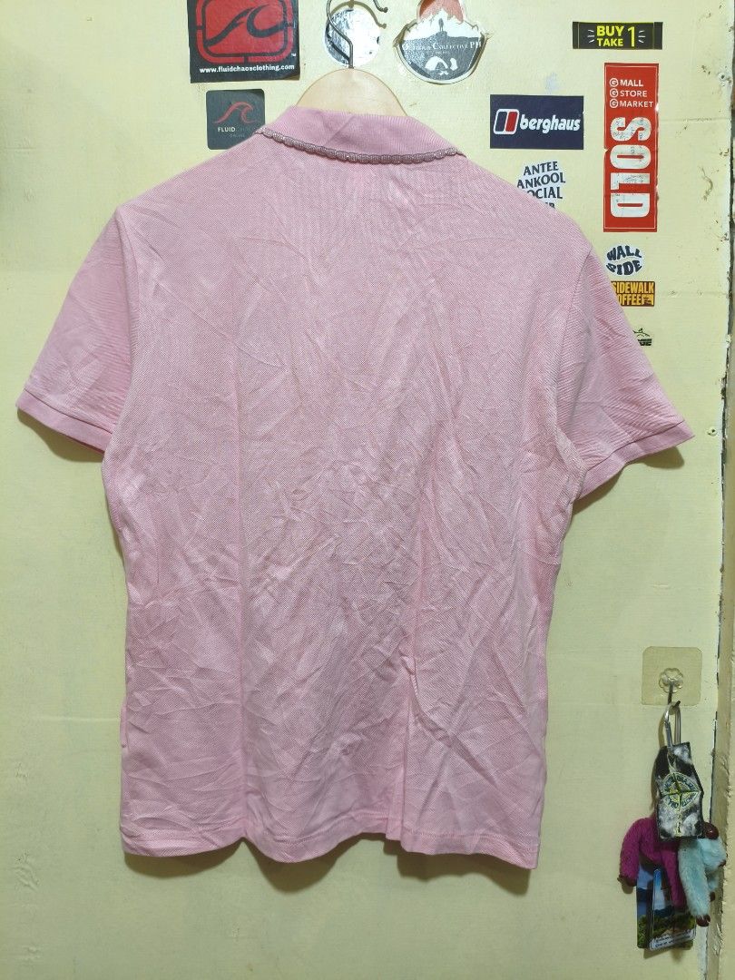 Lacoste pink (Category: Activewear) located in Manila. Submitted by randomitemsss (Listing ID 1438458926, Image 3). Description: excellent Condition no issue 19x24 color rate 10/10.