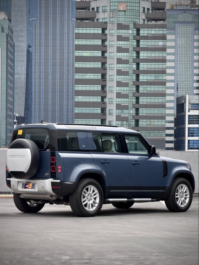 Land Rover Defender 110 D240 Auto (Category: Used Cars) located in Pasig City. Submitted by gtautoph (Listing ID 1405294769, Image 3). Description: ⬛️🟥🟨 FOR SALE 🟨🟥⬛️ 2023 Land Rover Defender 110 D240 Twin Turbo Diesel 8-speed Automatic Newly Serviced 30k Kilometers Meridian Audio System Apple CarPlay and Android Auto Hood Decal Wireless Mobile Charger Half-Moon DRL Tasmanian Blue Pivi Infotainment System 360° Camera Stepboards Front Undershi