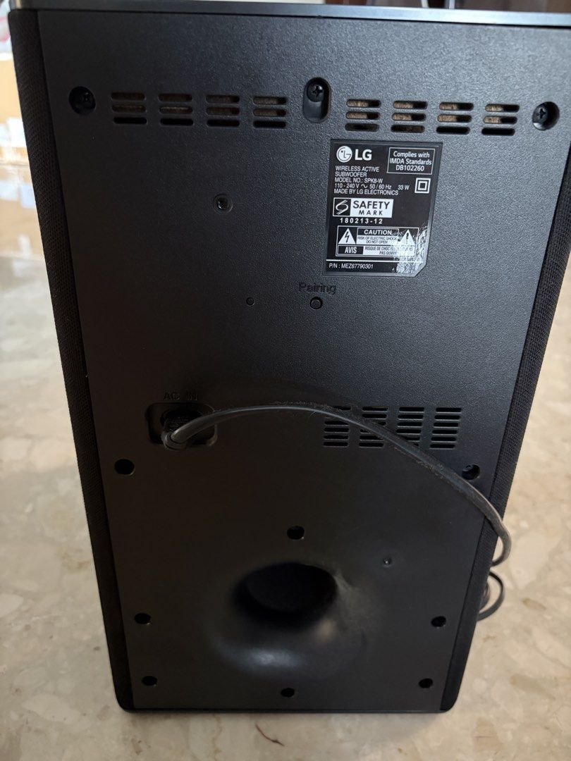 LG Wireless Active Subwoofer468904088521287681