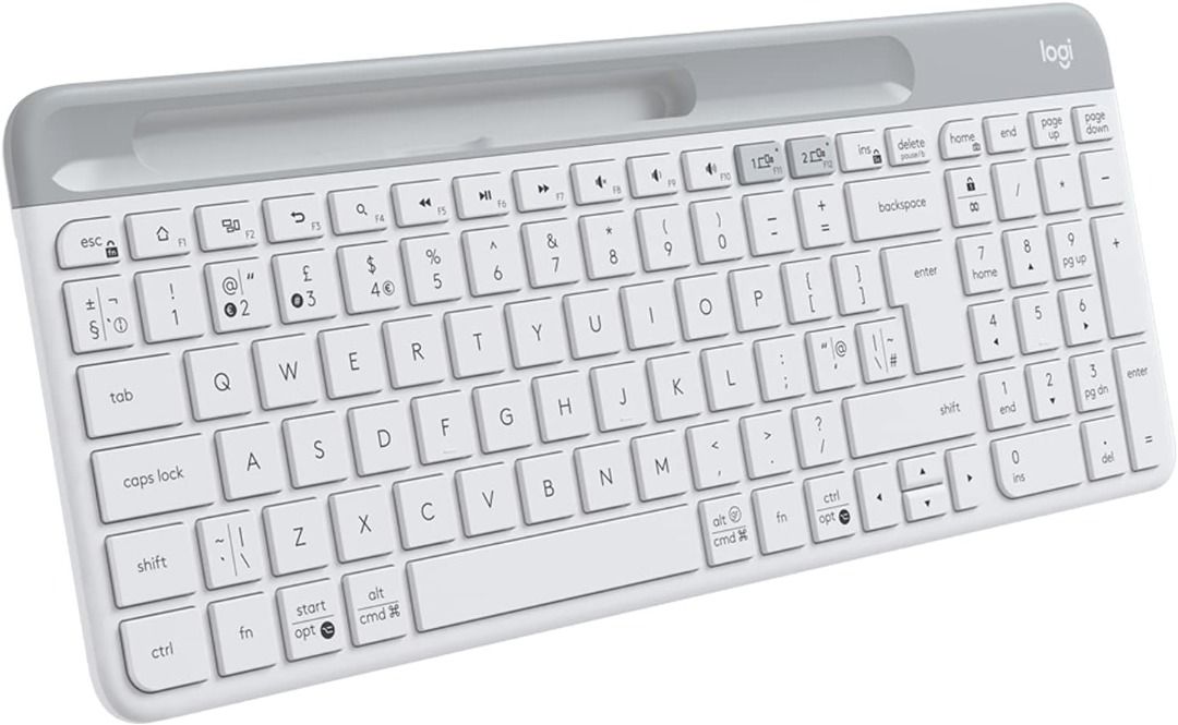Logitech K380 Multi-Device Bluetooth Keyboard - White470019737177958400