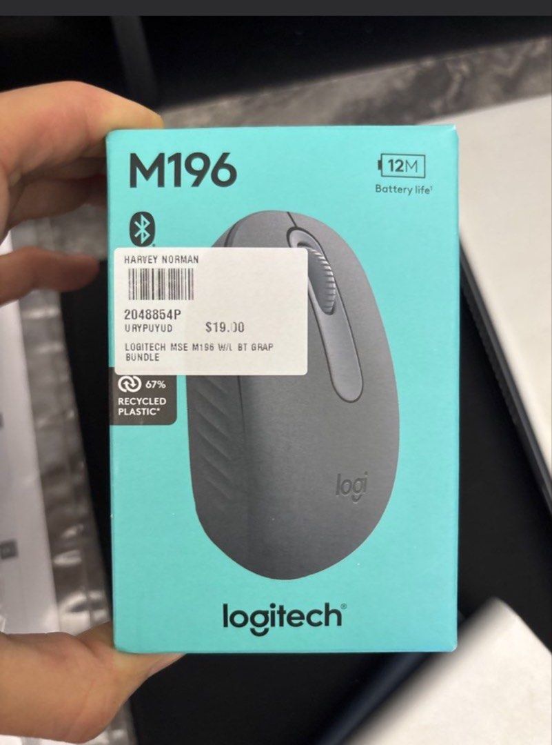Logitech M196 Wireless Bluetooth Mouse - Brand New456629564202045440