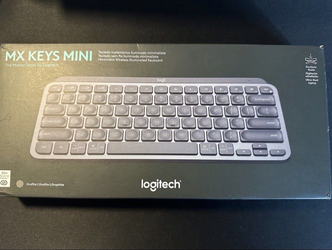 Logitech MX Keys Mini Wireless Keyboard - Graphite456506670024632321
