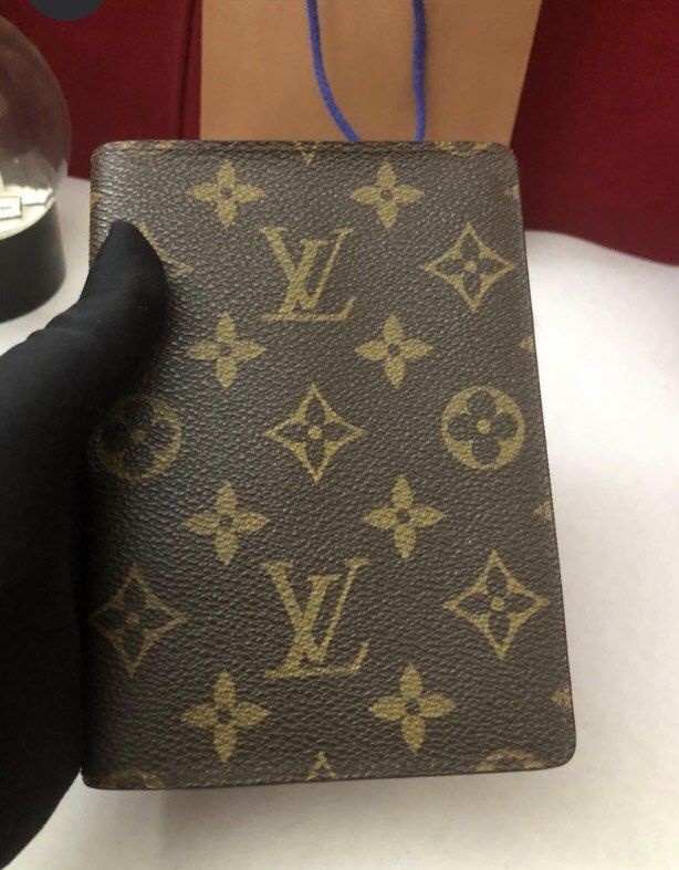 Louis Vuitton Passport Holder Mono (Category: Luxury Bags & Wallets) located in Pasay City. Submitted by watch.authentic_ph (Listing ID 1438496078, Image 2). Description: - Authentic Louis Vuitton passport holder - Classic monogram canvas - Multiple card slots - Clear ID window - Includes dust bag - Includes Louis Vuitton paper bag - Made in France #fyp #highlight.