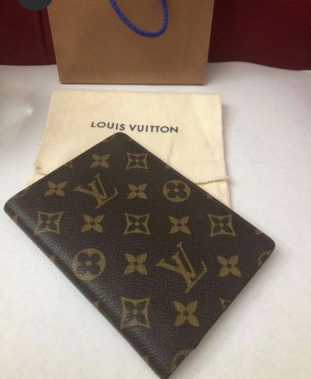 Louis Vuitton Passport Holder Mono (Category: Luxury Bags & Wallets) located in Pasay City. Submitted by watch.authentic_ph (Listing ID 1438496078, Image 1). Description: - Authentic Louis Vuitton passport holder - Classic monogram canvas - Multiple card slots - Clear ID window - Includes dust bag - Includes Louis Vuitton paper bag - Made in France #fyp #highlight.