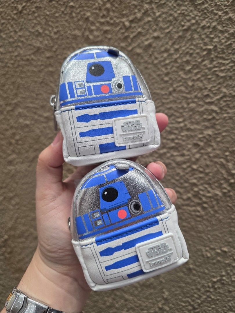 Loungefly Star Wars Mystery Bag Charm (Category: Character Goods) located in Taguig. Submitted by lovedbymicah (Listing ID 1438464746, Image 3). Description: Dupes Have: 2 Chewbacca 1 Yoda 1 R2-D2 - SOLD Willing to trade for Vader or Storm Trooper 📍BGC.