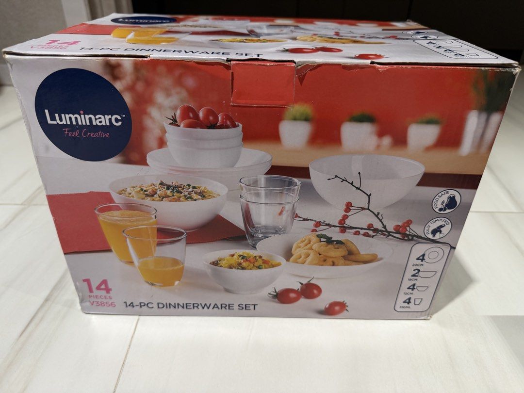 Luminarc 14-Piece Dinnerware Set456349690385541120