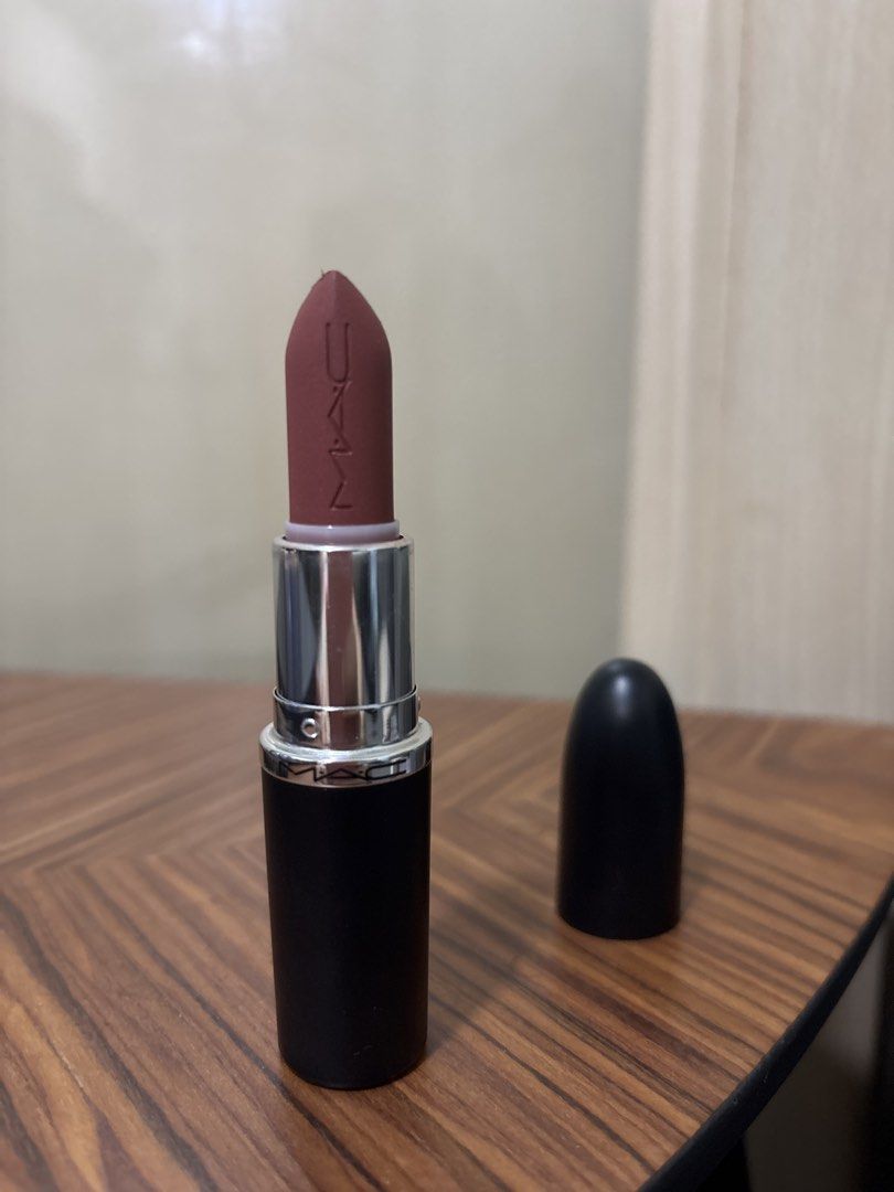 MAC Lipstick (Category: Makeup) located in Makati City. Submitted by thriftshopmkti (Listing ID 1438435292, Image 1). Description: - MACximalmatte lipstick - Color: Whirl - Finish: Matte - Packaging: Black tube with silver band Last Price Posted Swatched only .