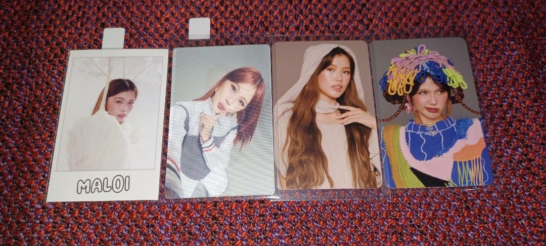 Maloi Biniverse Photocard Set (Category: Raw Singles) located in Paranaque City. Submitted by jyeoulty (Listing ID 1438414612, Image 1). Description: #jyeoultyonhand wts lfb bini Maloi biniverse photocard set Maloi biniverse a and b solo pc maloi lenticular pc P300 + sf Onhand Ready to ship ❌️ meet up mod: jnt, flash, lbc or sdd within mm #bini #bloom #gwen #mikha #aiah #stacey #jhoanna #sheena #colet #maloi #fudgee.