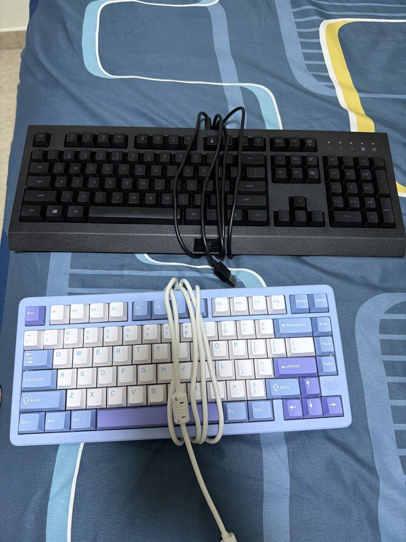 Mechanical Keyboards - Black and Blue456847841769574400