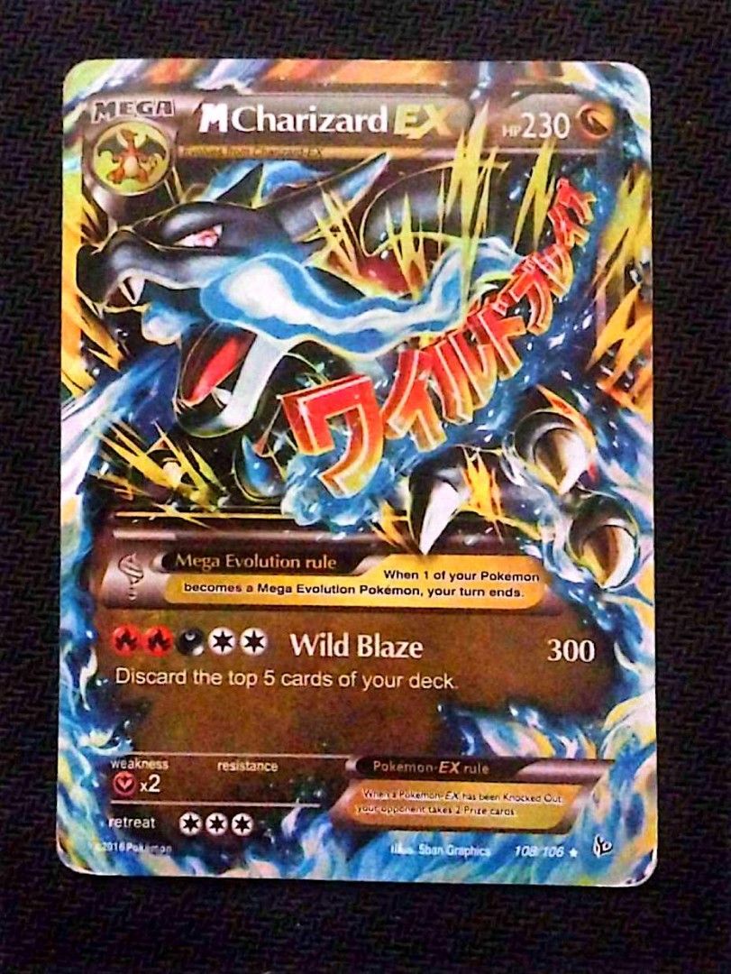 Mega Charizard Ex (2 versions) | Negotiable, Hobbies & Toys, Toys ...