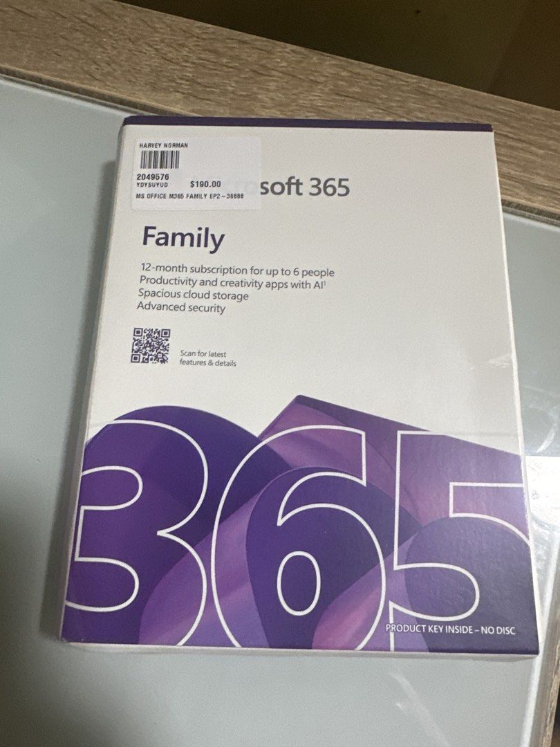 Microsoft 365 Family - 12-Month Subscription456750417996032000