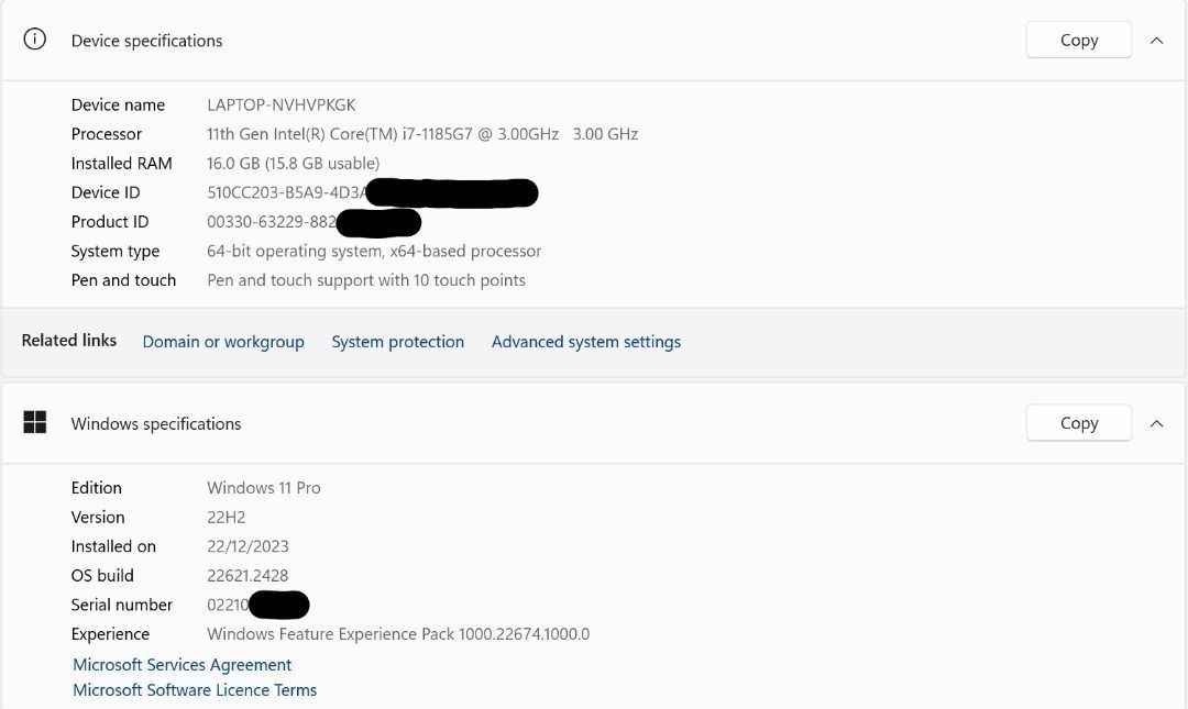 Microsoft Surface Laptop - 11th Gen i7457042692576399362