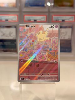 Pokemon Card - Milcery - Full Art ir 152/142, Hobbies & Toys, Toys & Games  on Carousell