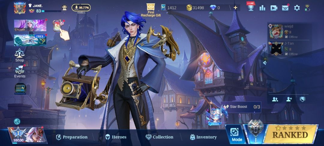 MLBB Account | 139 Skins | Max Emblems | Mythic | M-World + Neymar (Category: Game Gift Cards & Accounts) located in Caloocan City. Submitted by janecajobe (Listing ID 1438441345, Image 1). Description: Selling MLBB Account (NEGOTIABLE) • Level 83 • 139 skins • Highest Mythic 21⭐ • Max Emblems Lv60 • 7000+ matches • M-World, Neymar, Epic, Special & Event skins • Old/main account • Via trusted midman if needed Honest issue: Old VK bind na hindi na