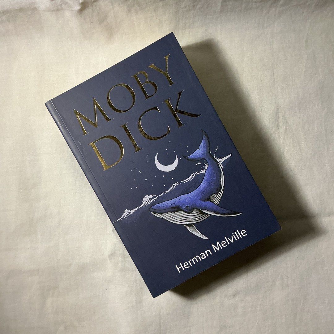 Moby Dick by Herman Melville (Category: Storybooks) located in Manila. Submitted by mightylion.aa32e0 (Listing ID 1438414766, Image 1). Description: Classic novel Moby Dick by Herman Melville. Features a striking cover design with a whale illustration. The book is from the Timeless Classics collection. The back cover includes a summary of the story. Perfect for book lovers and collectors..
