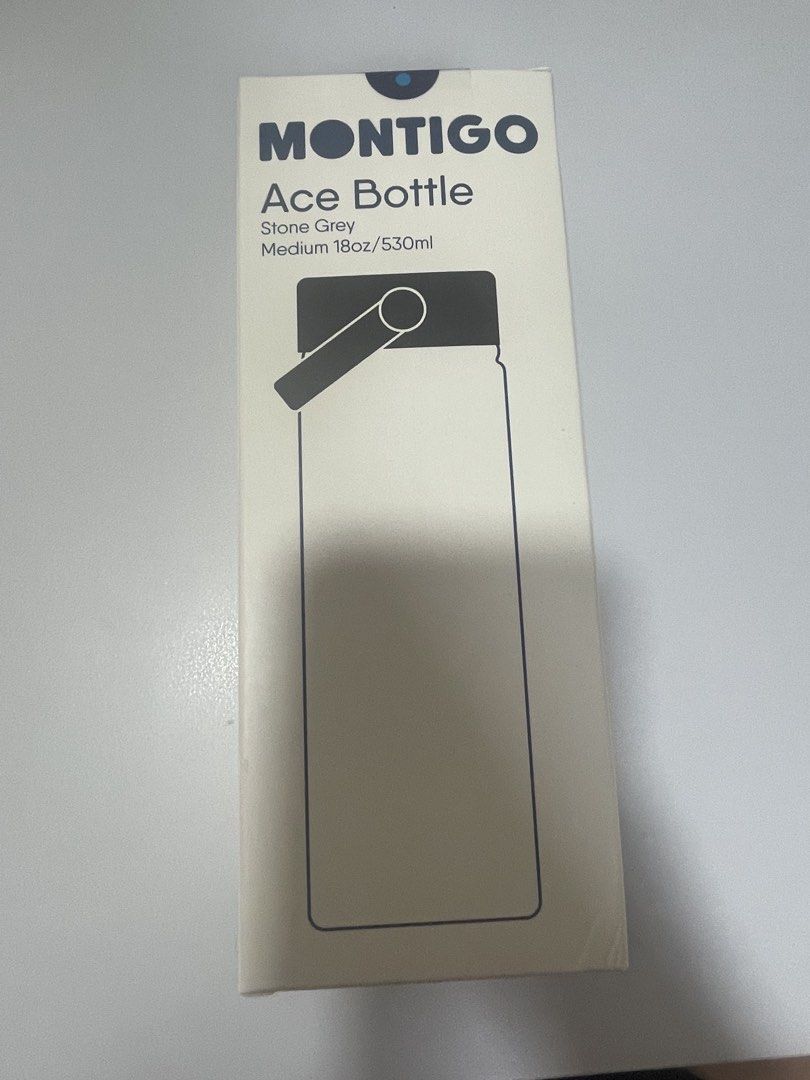 Montigo Ace Medium Bottle - Stone Grey 530ml456475188879042561