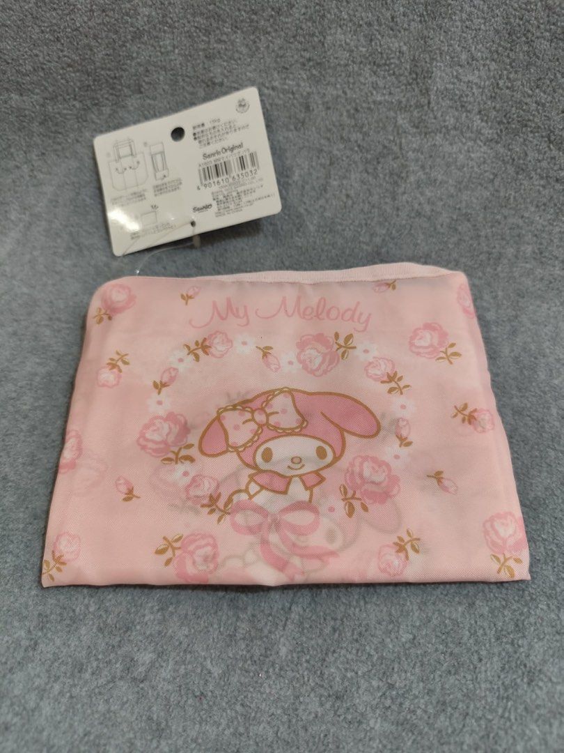 My Melody Rose Series Foldable Tote Bag (Category: Tote Bags) located in Quezon City. Submitted by eolshop (Listing ID 1438492053, Image 1). Description: My Melody Rose Series Foldable Tote Bag Sanrio Japan Brand New.