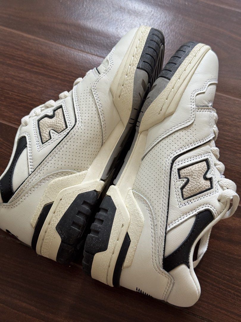 New Balance 550 White Sneakers (Category: Sneakers) located in Manila. Submitted by chnchn00 (Listing ID 1438328973, Image 3). Description: Used only a few times; no box, from US.