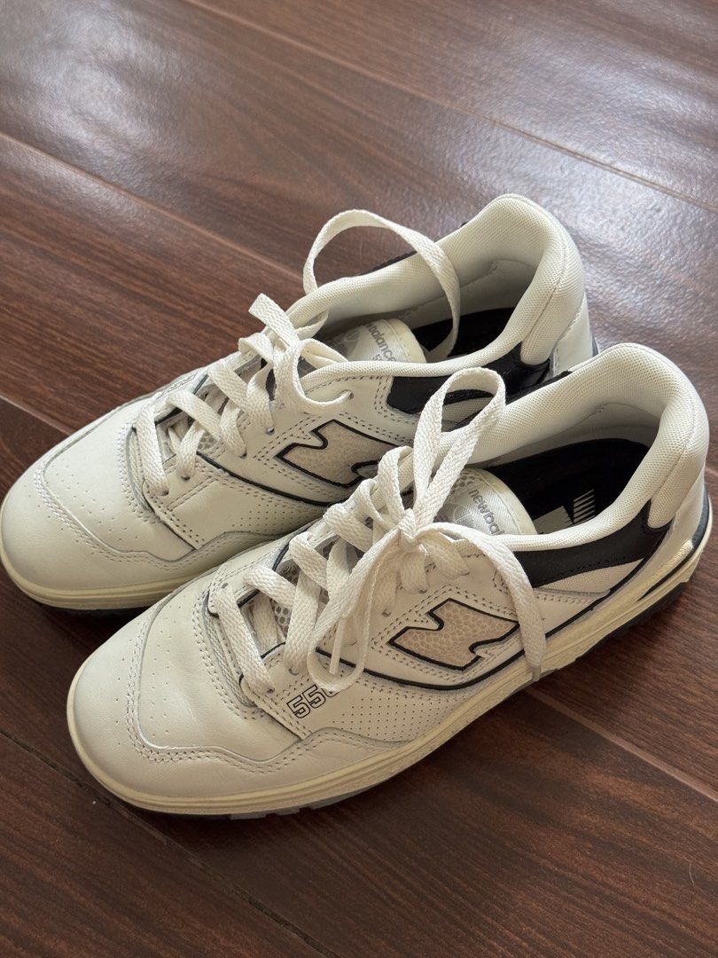 New Balance 550 White Sneakers (Category: Sneakers) located in Manila. Submitted by chnchn00 (Listing ID 1438328973, Image 2). Description: Used only a few times; no box, from US.