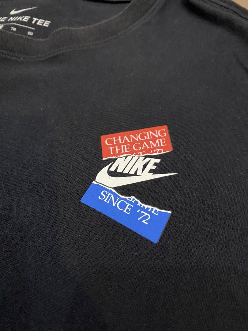 Nike Tee (Category: Tshirts & Polo Shirts ) located in Baguio. Submitted by dmnddnmd (Listing ID 1438433358, Image 3). Description: - Black Nike T-shirt - Size: XL -20x27 -8/10 -no issue.
