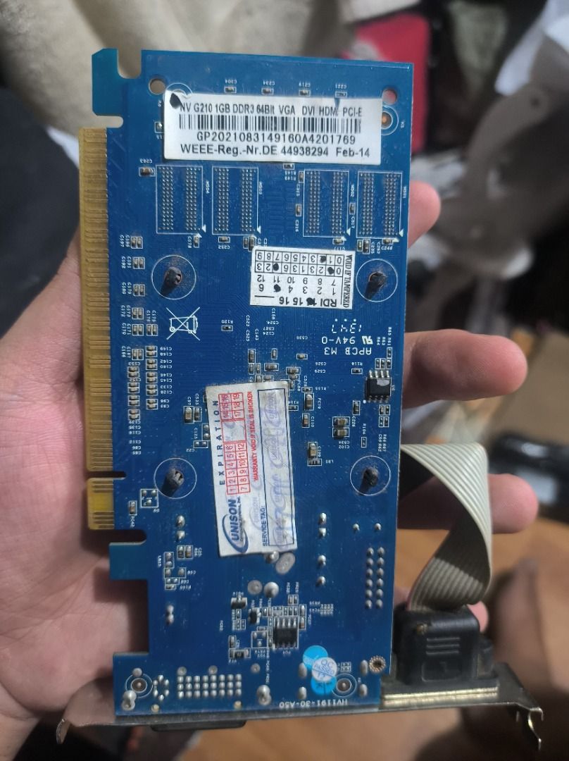 NVIDIA GeForce 210 (Category: Computer Parts) located in Manila. Submitted by heydrey99 (Listing ID 1438348181, Image 2). Description: NVIDIA GeForce 210 1GB DDR3 64bit VGA / DVI / HDMI Pwede pa tawaran kapag sure kukunin Meet up or Pick up only Meet up: Tandang Sora/Central Ave. Commonwealth, Tomas Morato Circle only (Price is fix for meet ups) For Pick up (buyer will handle the Delivery fee) Pwede pa ma negotiate ang price.