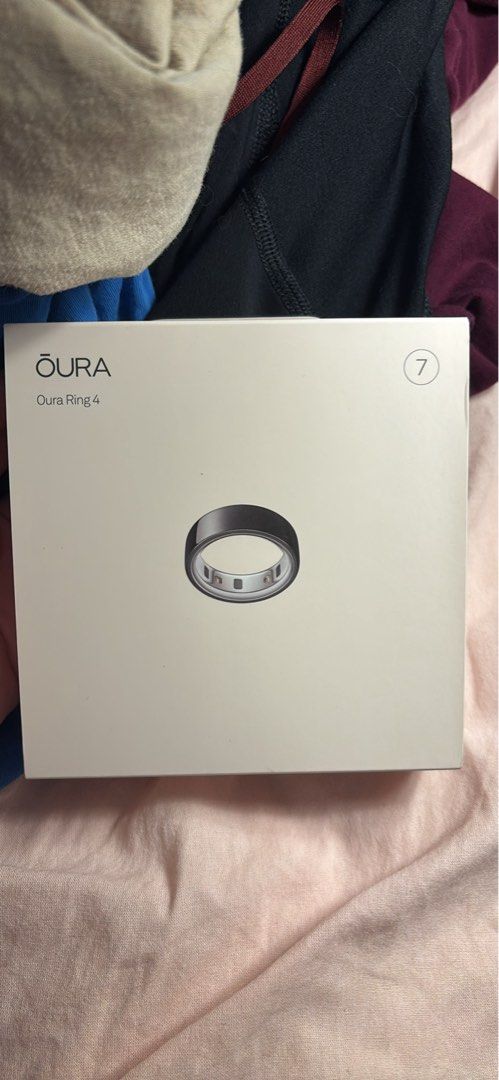 Oura Ring 4 - Size 7 (Category: Other Gadgets) located in Quezon City. Submitted by zelenkac27 (Listing ID 1438468842, Image 1). Description: - Oura Ring 4 (Size 7, Black) - Tracks sleep, activity, and overall health - Smart ring for daily use - Comes with original box.
