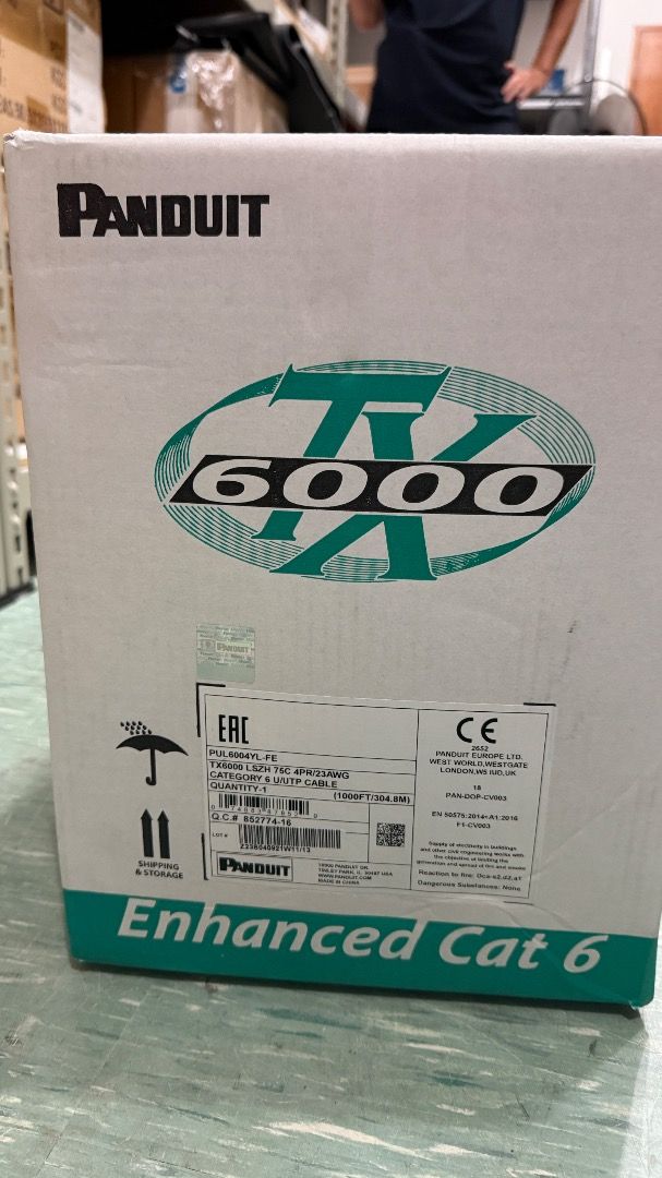Panduit TX-6000 Enhanced Cat 6 Network Cable456381357527541761