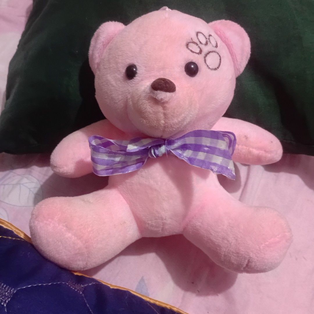 Papubbit Pink Teddy Bear from Claw Machine :) (Category: Plushies & Soft Toys) located in Mandaluyong City. Submitted by trish125 (Listing ID 1438450759, Image 1). Description: From ClawHobby- you can visit the youtube page for your reference :) Rfs: Decluttering .