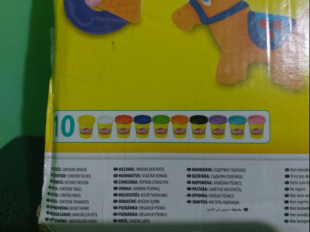 Play-Doh Stamp 'n Shape Toolkit - 30+ Tools, 10 Colors (Category: Toys & Games) located in Paranaque City. Submitted by ca.firstonlinebiz (Listing ID 1438460182, Image 3). Description: Sealed Play-Doh Stamp 'n Shape Toolkit - 30+ Tools, 10 Colors - Fun Play-Doh kit for kids! - Includes molds for animal shapes. - Comes with 10 tubs of colorful Play-Doh. - Suitable for ages 3 and up. - Encourages creative play. - Helps develop fine motor skills. - 